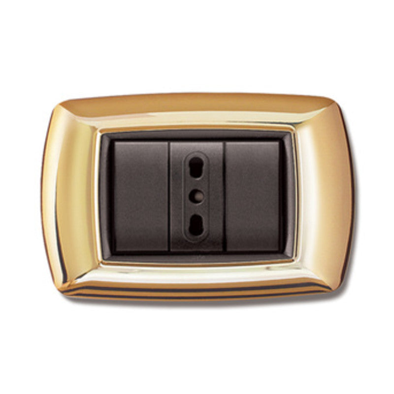 Q.TA' 10 PLACCA LIFE LIVING PLAST ORO 3P