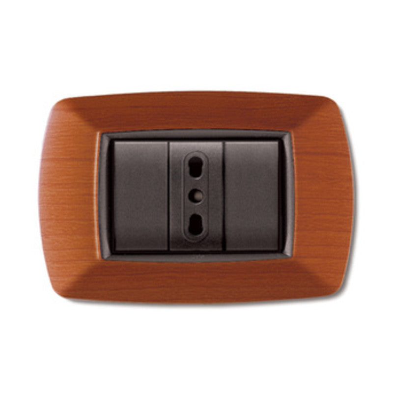 Q.TA' 10 PLACCA LIFE LIVING PLAST LEGNO CHIARO 3P