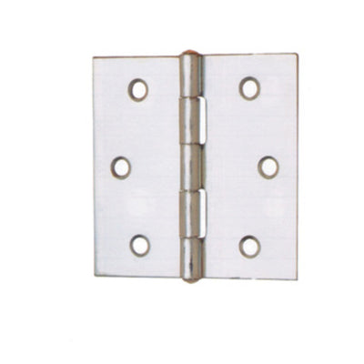 Q.TA' 24 CERNIERA PERNO FISSO 121 ACC ZINC 60 X 60 MM