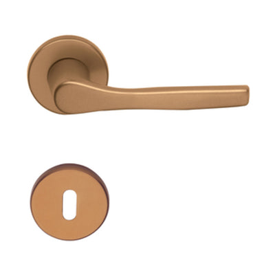 Q.TA' 5 MANIGLIA ALLUMINIO ANODIZZ BRONZO C/BOCCHETT