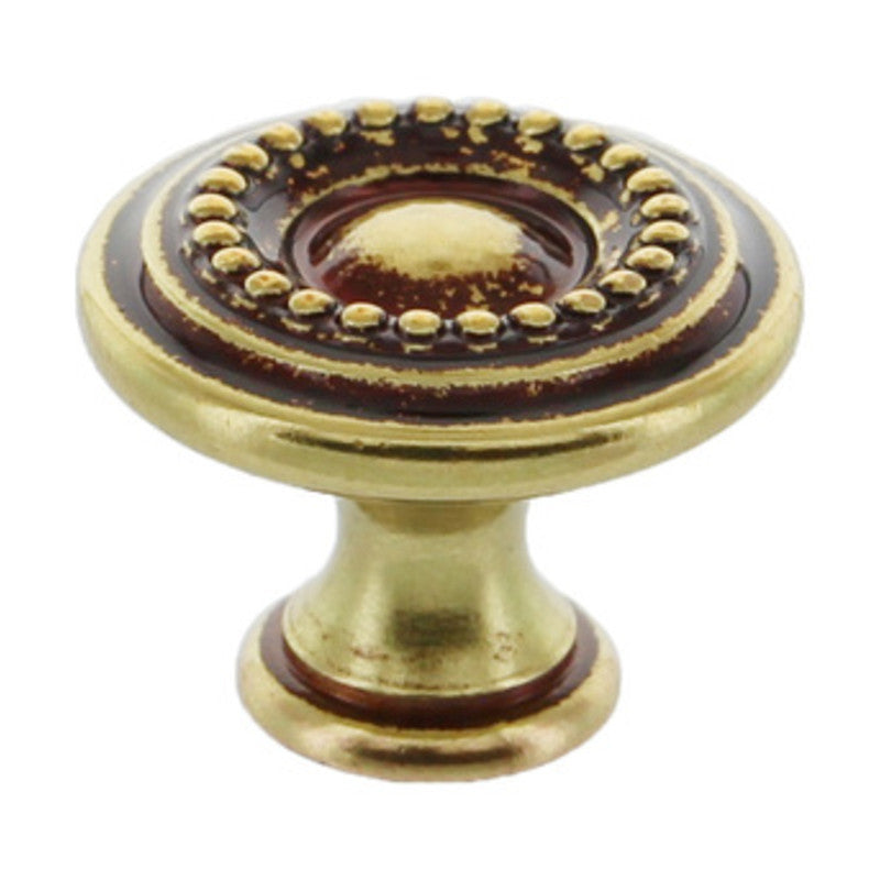 Q.TA' 50 POMOLO OTTONE 24404 D 25 MM PATINE**