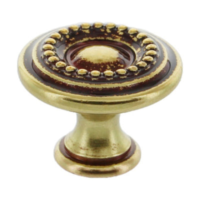 Q.TA' 50 POMOLO OTTONE 24404 D 25 MM PATINE**