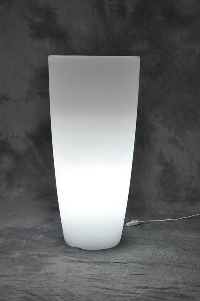 Q.TA' 1 VASO STILO ROUND BRIGHT D 40X90CM LUCE BIANCA