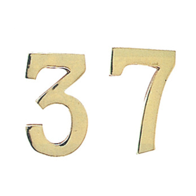 Q.TA' 10 NUMERO CIVICO 9 IN OTTONE 100 MM