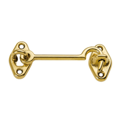 Q.TA' 25 GANCIO FERMAFINESTRA OTTONE LUCIDO 80 MM**