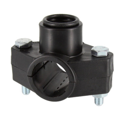 Q.TA' 1 RACCORDO POLIPROP PRESA A STAFFA D 32MMX3/4 F*