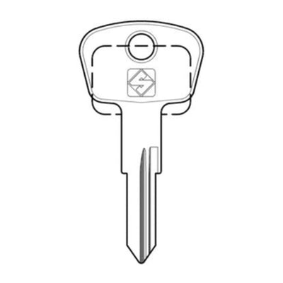 Q.TA' 5 SILCA ZD18 CHIAVE AUTO ACCIAIO