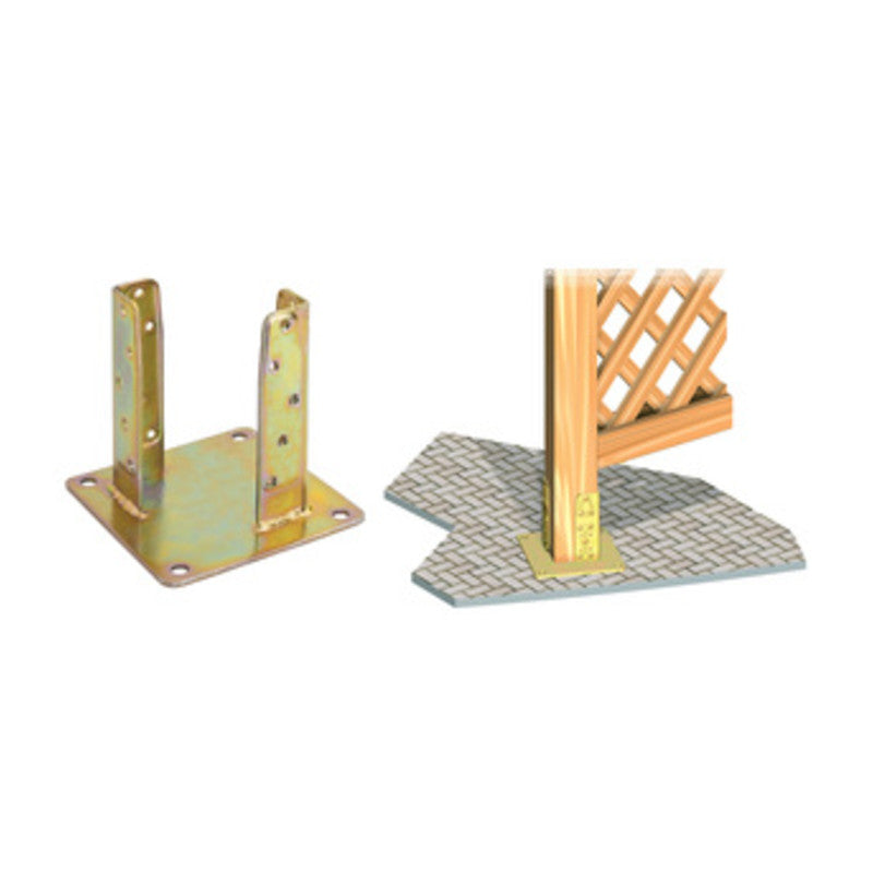 Q.TA' 4 PIASTRA 800 SUPPORTO PILASTRO ACC TROP 72X 72MM