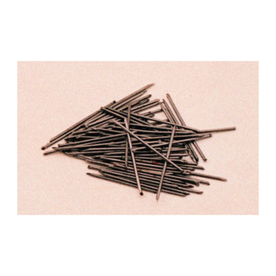 Q.TA' 50 PUNTINE S/TESTA ACCIAIO 0,9X25 MM CONF 100