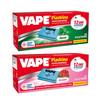 Q.TA' 36 ANTIZANZARE VAPE PIASTRINE RICAMBIO 30 PROFUM