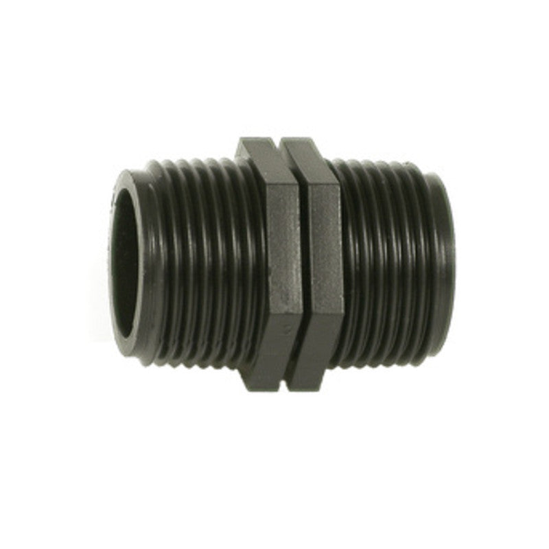 Q.TA' 50 RACCORDO POLIPROP NIPPLO 1/2 X 1/2*