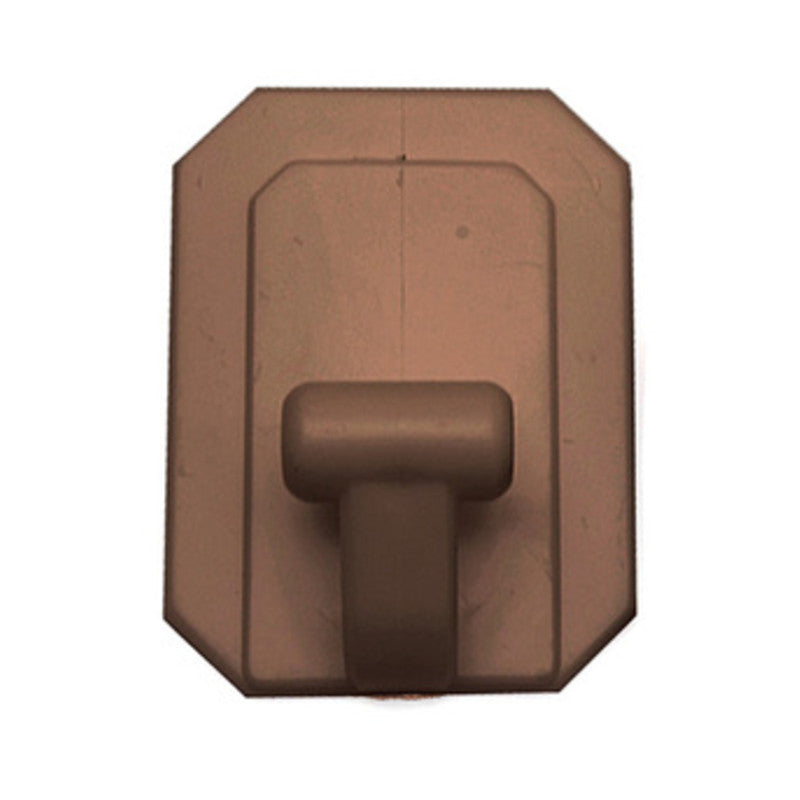 Q.TA' 25 GANCIO ADESIVO GIGANTE PLASTICA 60X80 MM MARR