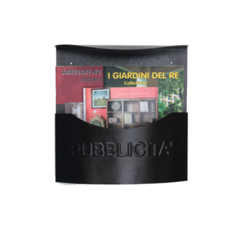 Q.TA' 5 PORTA PUBBLICITA IN LAMIERA C/TETTO TIPO MARSUPIO