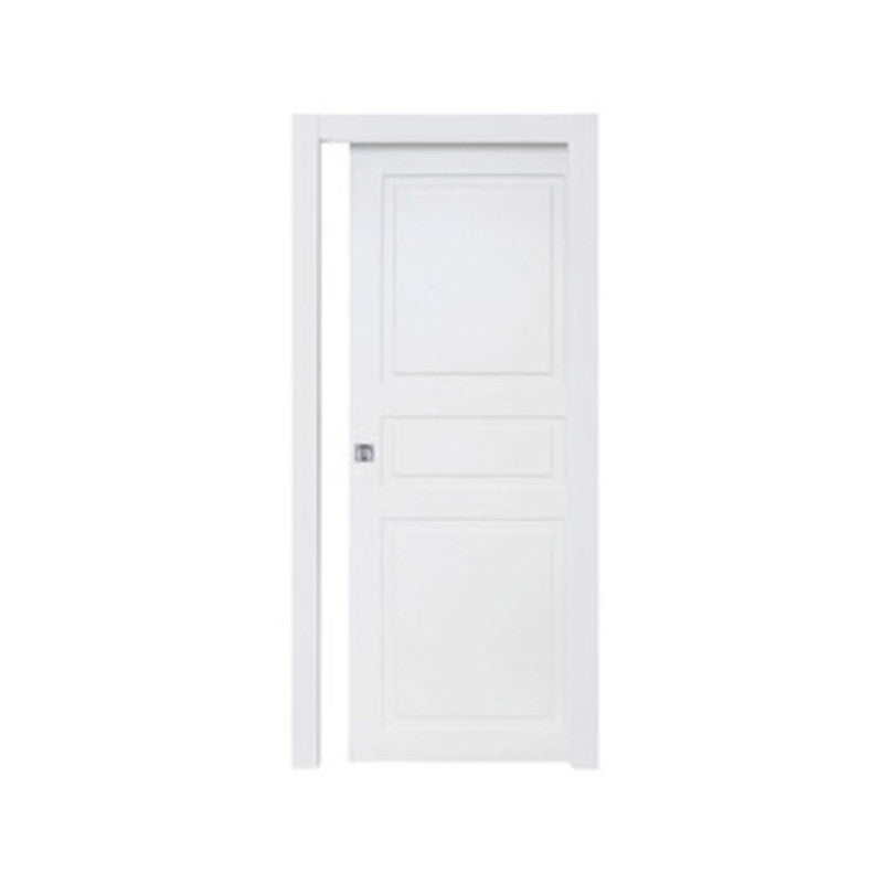 Q.TA' 1 PORTA BUGNA SCORREVOLE 80X210 CM LACCATO BIANCO