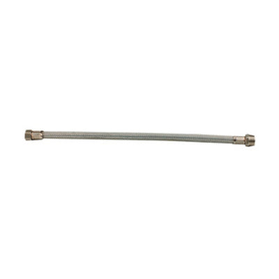 Q.TA' 10 FLESSIBILE INOX MAS 1/2 FEM 3/8 30CM DN.10