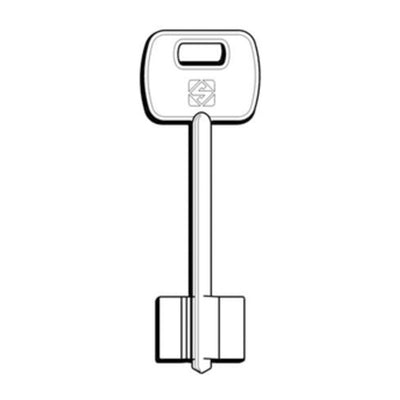 Q.TA' 5 SILCA 5IE11 CHIAVE DOPPIA MAPPA OTTONE