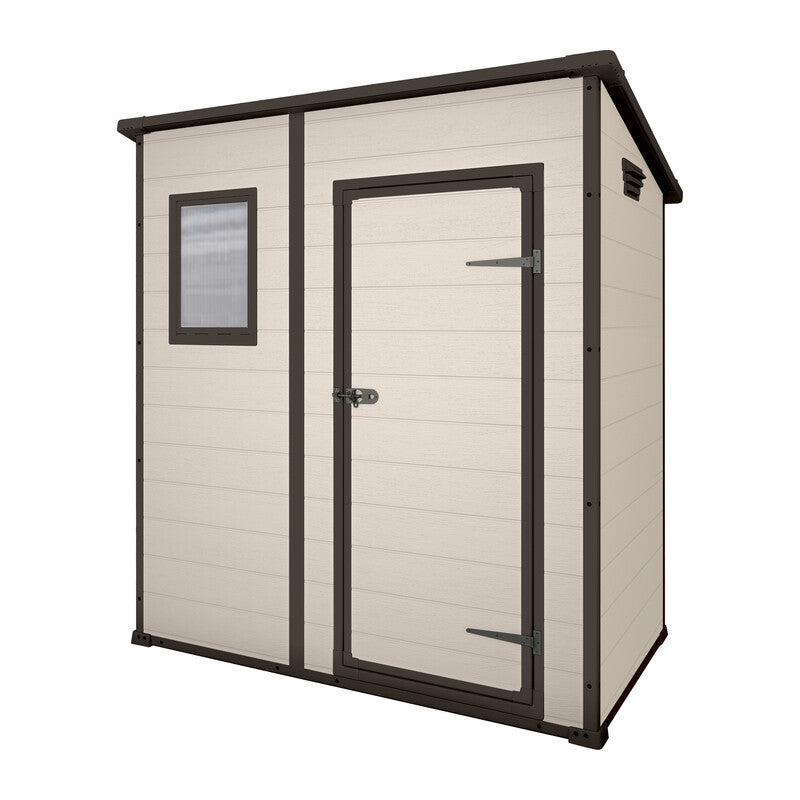 Q.TA' 1 CASETTA KETER MANOR PENT EFF LEGNO 183X111X200 BEIGE