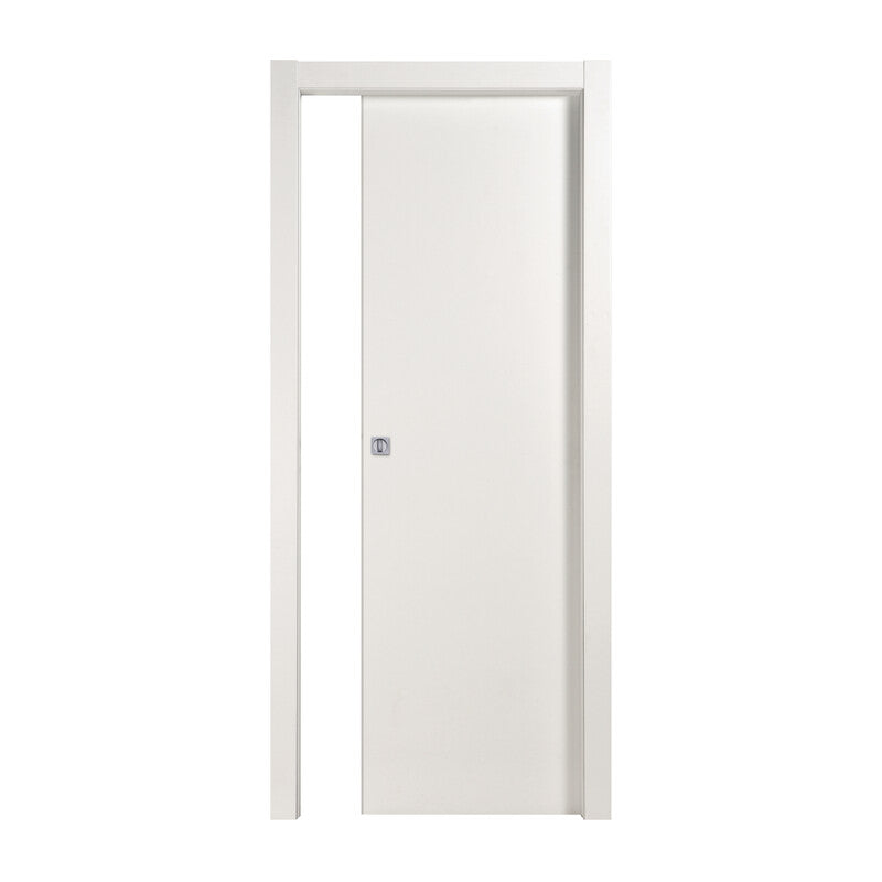 Q.TA' 1 PORTA SCORREV 90X210 MICROTEC BIANCO
