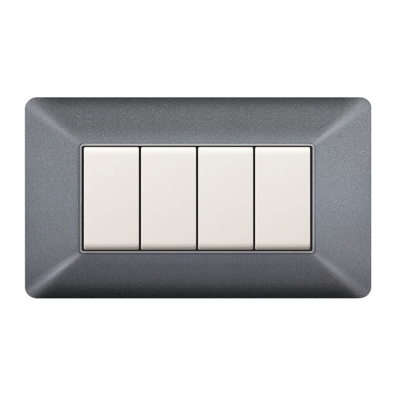 Q.TA' 1 EASY PLACCA MATIX GRIGIO CHIARO 4P