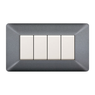 Q.TA' 1 PLACCA EASY MATIX GRIGIO CHIARO 4P