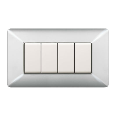 Q.TA' 1 PLACCA EASY MATIX ALLUMINIO CHIARO 4P