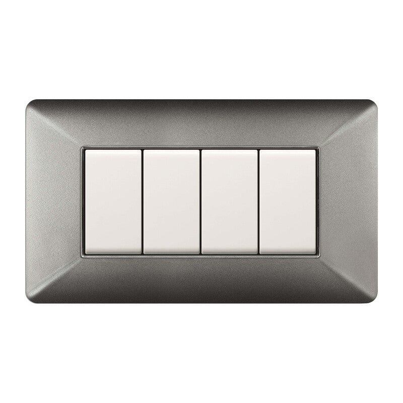 Q.TA' 1 PLACCA EASY MATIX ALLUMINIO NOTTE 4P