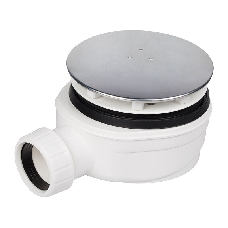 Q.TA' 1 PILETTA DOCCIA RIBASSATA D 90MM COPERCHIO INOX 120MM