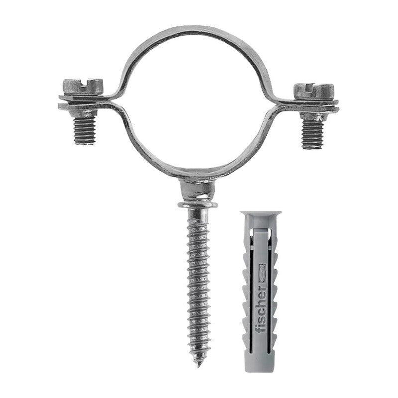 Q.TA' 1 FISCHER 5 COLLARI MM.38 CZV C/VITE + TASSELLO