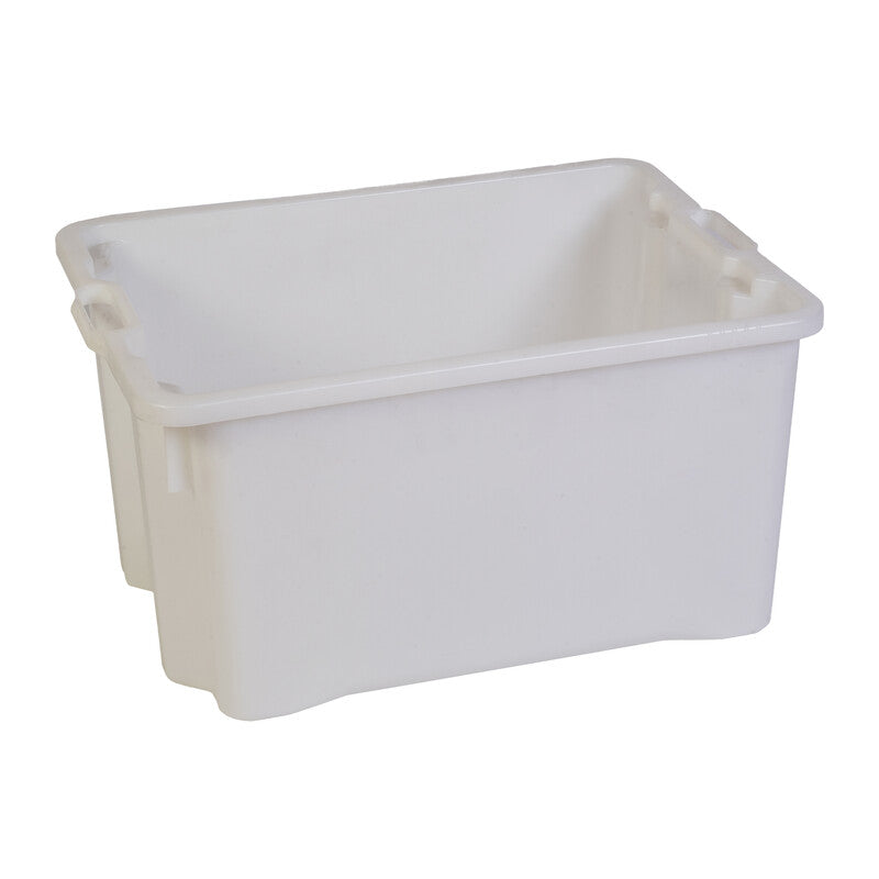 Q.TA' 1 CASSETTA CHIUSA SOVRAPPONIBILE 50 L BIANCO