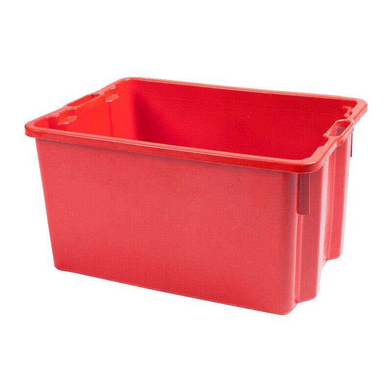 Q.TA' 1 CASSETTA CHIUSA SOVRAPPONIBILE 50 L ROSSO