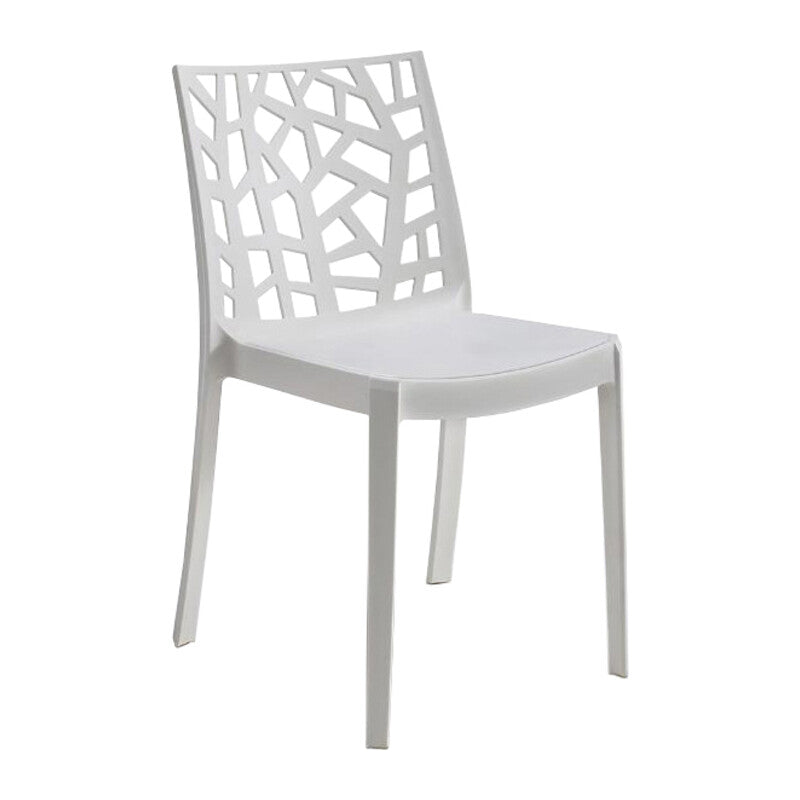 Q.TA' 1 SEDIA RESINA MATRIX BIANCO