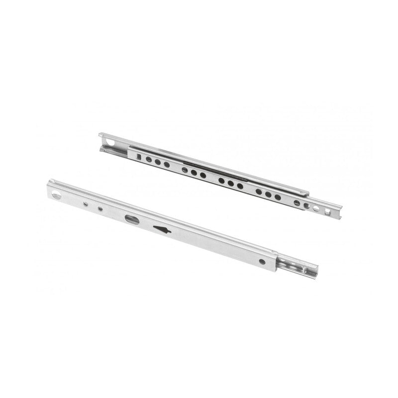 Q.TA' 20 GUIDA P/CASSETTI ACCIAIO 17MM 25CM PORT 10 KG
