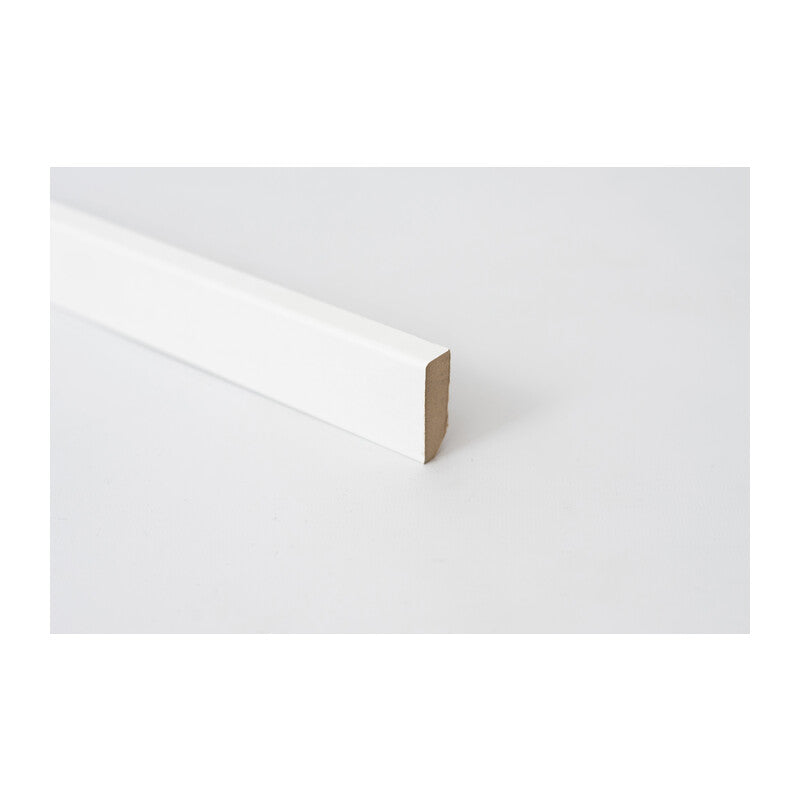 Q.TA' 10 BATTISCOPA 40X14 MM MDF 240 CM BIANCO