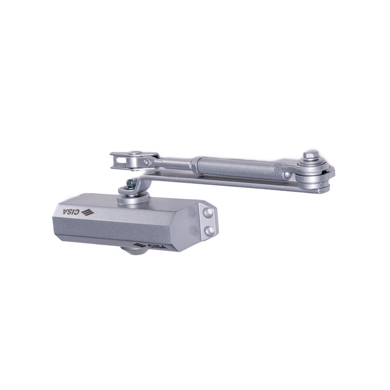 Q.TA' 1 CISA 60461 CHIUDIPORTA C/ARRESTO ARGENTO