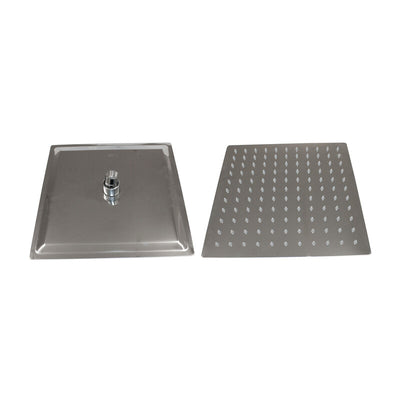 Q.TA' 1 SOFFIONE DOCCIA INOX QUADRO 250X250MM