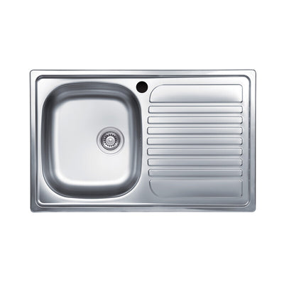 Q.TA' 1 KIT LAVELLO ECO INCAS 79X50 1 VASCA GOCCIOL DX PILETTA 3,5