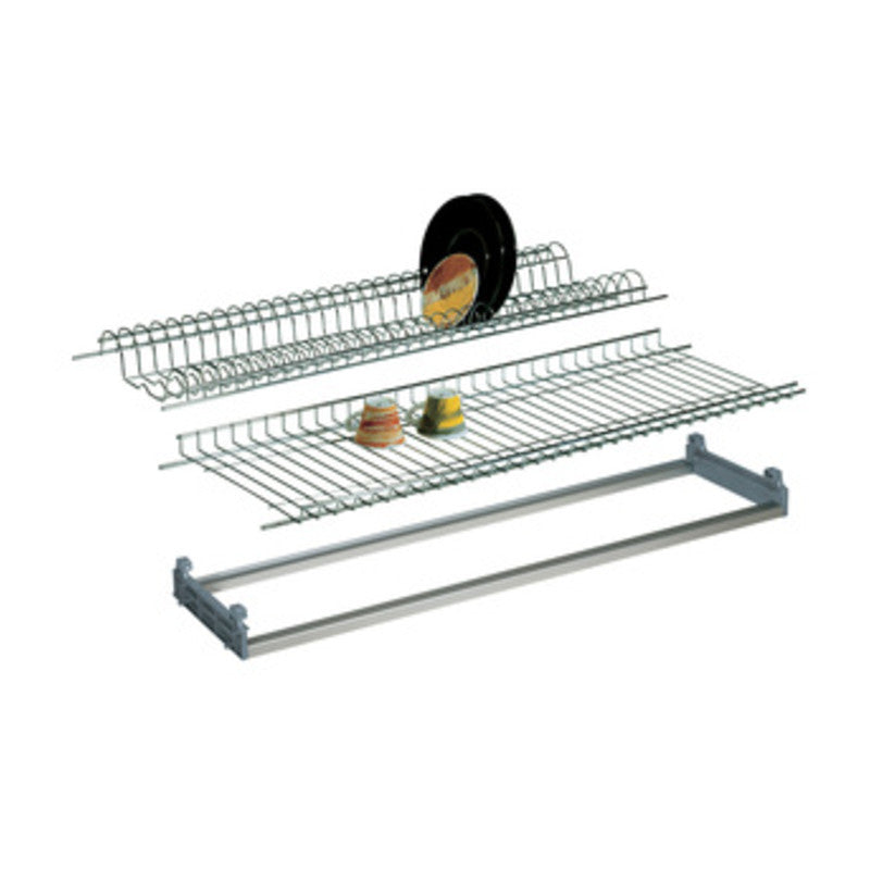 Q.TA' 1 KIT SCOLAPIATTI TELAIO REGOLAB C/VASCH 86 CM CROM