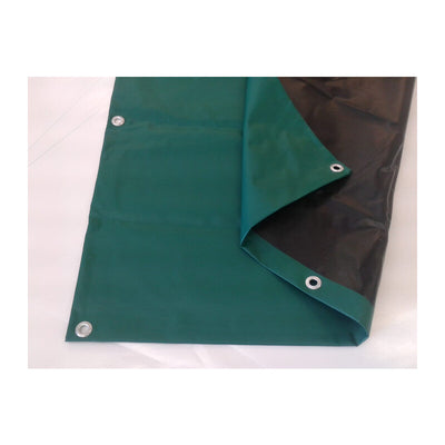 Q.TA' 1 TELONE PE PESANTE C/OCCHIOLI 240 G VERDE 6 X 8 M