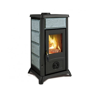 Q.TA' 1 STUFA LEGNA 6 KW GEMMA PIETRA NATURALE