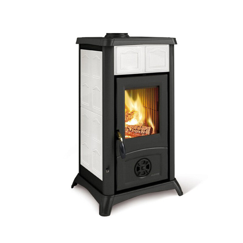 Q.TA' 1 STUFA LEGNA 6 KW GEMMA BIANCO