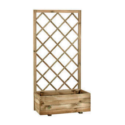 Q.TA' 1 FIORIERA C/GRIGLIA ECOFLORA IMPREGN 70X35X140 CM