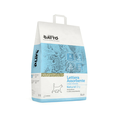 Q.TA' 4 LETTIERA SIGNOR GATTO NATURAL DRY 5 L