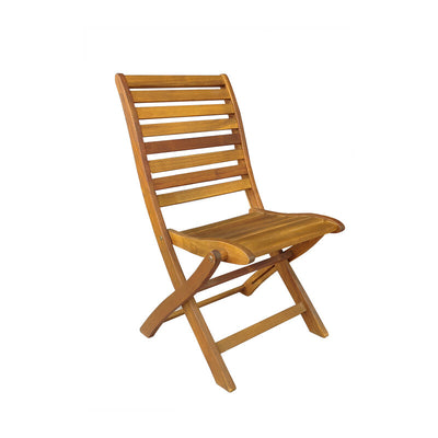 Q.TA' 2 SEDIA LEGNO PIEGHEVOLE 56X60XH90CM