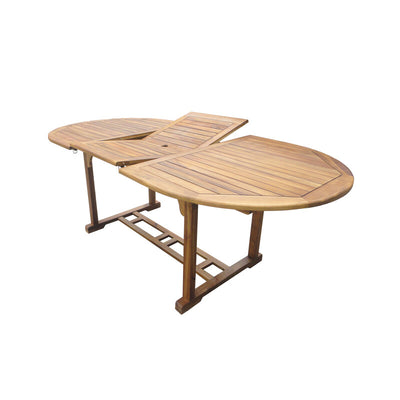 Q.TA' 1 C TAVOLO LEGNO ALLUNGABILE 240/180X100XH75CM