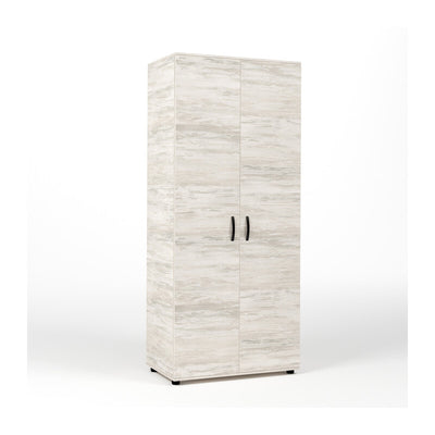 Q.TA' 1 KIT ARMADIO 2 ANTE 80X52X205 CM BIANCO VEN.K083