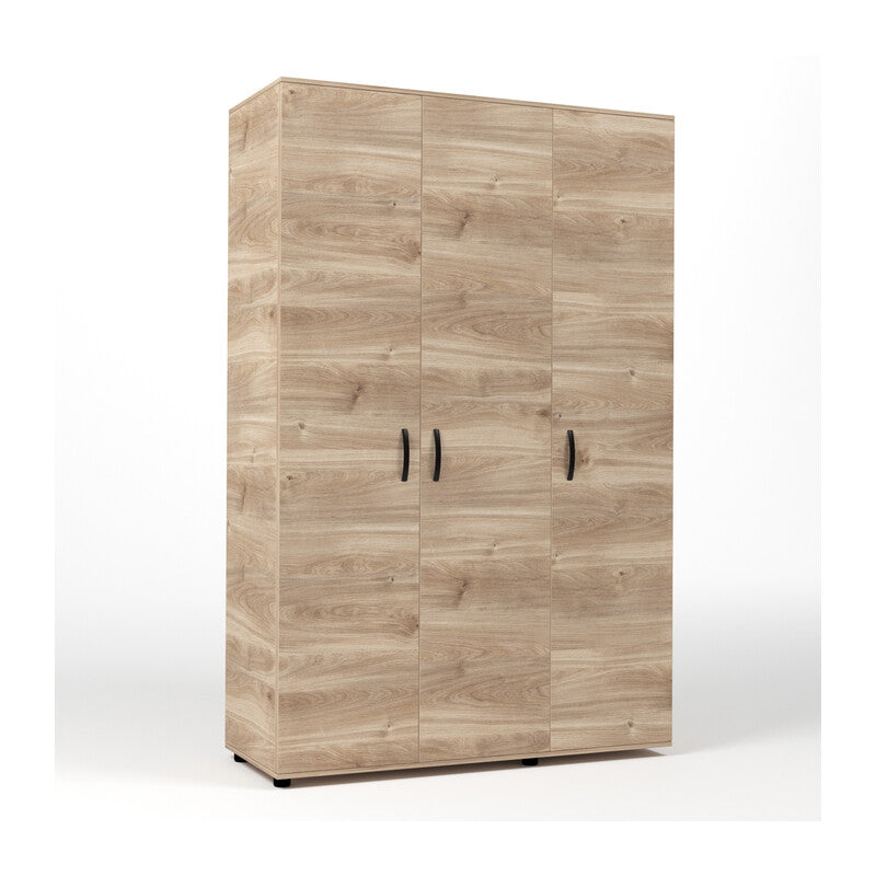 Q.TA' 1 KIT ARMADIO 3 ANTE 120X52X205 CM ROVERE M. K358