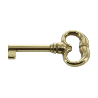 Q.TA' 5 BL CHIAVE P/MOBILI 33730 OTTONE LUCIDO 2