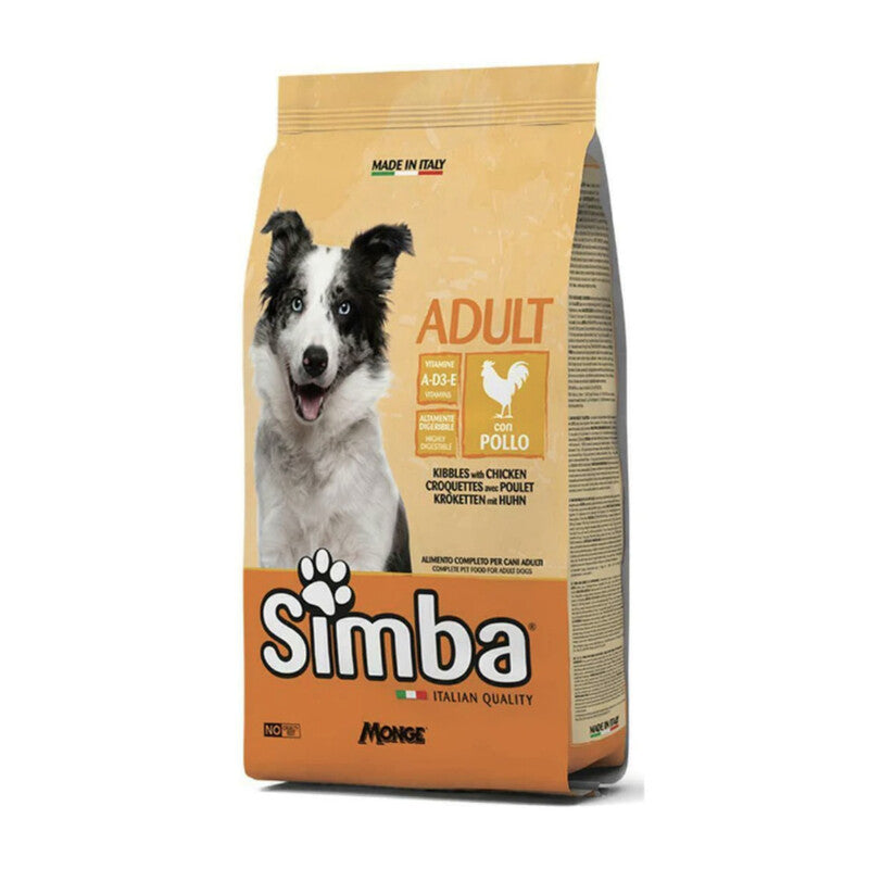 Q.TA' 1 CROCCHETTA CANE MONGE SIMBA 20 KG ADULT POLLO
