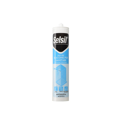Q.TA' 25 SELSIL SILICONE ACETICO P/SANITARI BIANCO 280 ML
