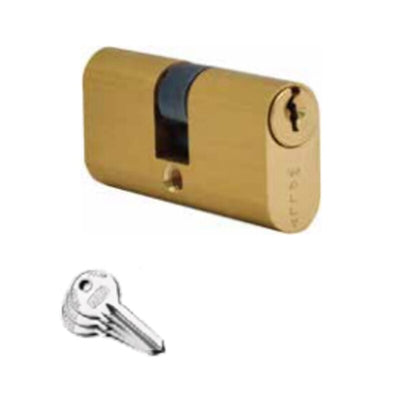 Q.TA' 10 WALLY 64-01 CILINDRO OVALE 54 MM OTTTONATO